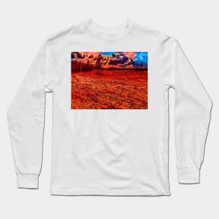 Texas Sand Box - Colored Graphic Long Sleeve T-Shirt